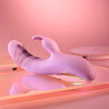 Playboy Pleasure RUB ME RIGHT - Pink 23.2 cm USB Rechargeable Thrusting Rabbit Vibrator
