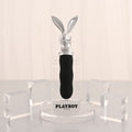 Playboy Pleasure BUNNY ON THE GO - Black/Chrome 18.6 cm USB-C Rechargeable Vibrator