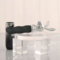 Playboy Pleasure BUNNY ON THE GO - Black/Chrome 18.6 cm USB-C Rechargeable Vibrator