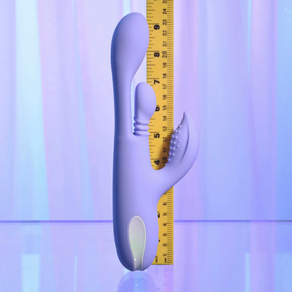 Playboy Pleasure NUBBIN RUBBIN - Purple Thrusting Rabbit Vibrator