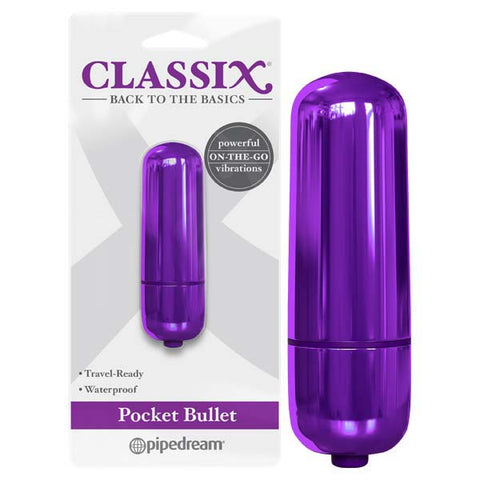 Classix Pocket Bullet - Metallic Purple 5.6 cm Bullet - Image 1