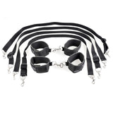 Fetish Fantasy Series Cuff & Tether Set - Black Restraints - Image 4