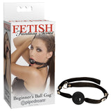 Fetish Fantasy Series Beginner's Ball Gag - Black Ball Gag - Image 1