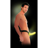 Fetish Fantasy Series For Him Or Her Hollow Strap-on - Glow in the Dark 6'' Hollow Strap-On - Image 3