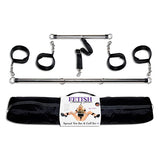 Fetish Fantasy Series Spread 'em Bar & Cuff Set - Spreader Restraint Set - Image 1