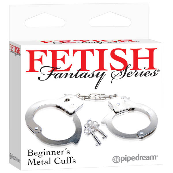 Fetish Fantasy Series Beginner's Metal Cuffs - Metal Hand Cuffs - Image 1