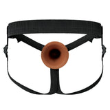 FX Elite 7'' Silicone Hollow Strap-On - Tan - Tan 17.8 cm Hollow Strap-On - Image 6