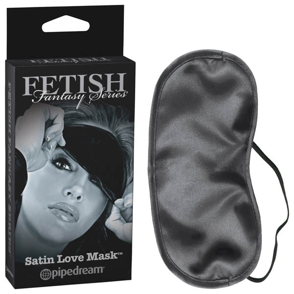 Fetish Fantasy Series Limited Edition Satin Love Mask - Black Eye Mask - Image 1