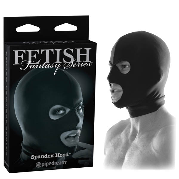 Fetish Fantasy Series Limited Edition Spandex Hood - Black Bondage Hood - Image 1