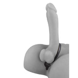 Anal Fantasy Collection Ass-Gasm Cockring Anal Beads - Black Cock Ring with Anal Plug - Image 6