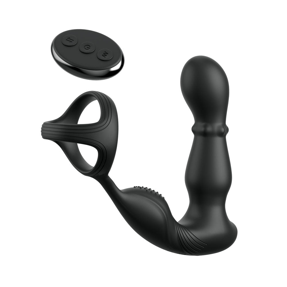 Anal Fantasy Elite Ass-Gasm Slide & Glide - Black Prostate Massage