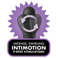 Anal Fantasy Elite Ass-Gasm intiMotion - Black USB Rechargeable Quad Motor Prostate Massager with Remote