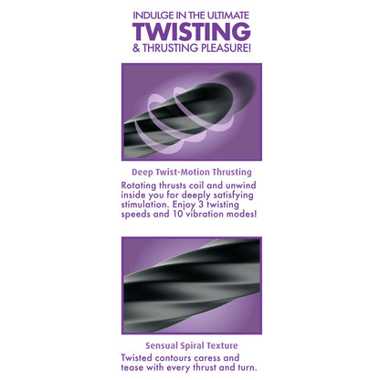 Anal Fantasy Elite Twist Ecstasy - Black Twisting & Thrusting Anal