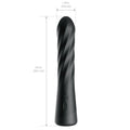 Anal Fantasy Elite Twist Ecstasy - Black - Black 24.1 cm USB Rechargeable Twisting & Thrusting Anal Vibrator
