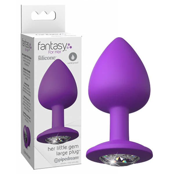 Fantasy For Her Little Gem Large Plug - Purple 9.6 cm Butt Plug