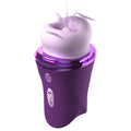 Fantasy For Her Lush Kiss Plush - Purple - Purple USB Rechargeable Licking & Sucking Stimulator