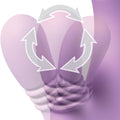 Fantasy For Her intiMotion Flutter Pro - Purple 20.6 cm USB Rechargeable Rabbit Vibrator with Pulsating Tip
