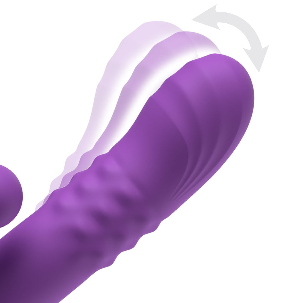 Fantasy For Her Harmoni Pro - Purple 17.8 cm Throbbing Vibrator