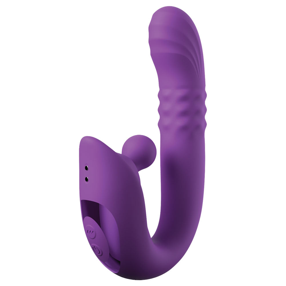 Fantasy For Her Harmoni Pro - Purple 17.8 cm Throbbing Vibrator