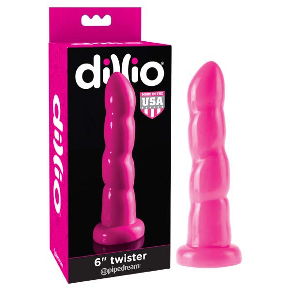 Dillio 6'' Twister - Pink 15.2 cm Dong - Image 1
