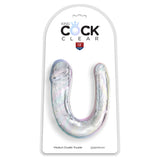 King Cock Clear Medium Double Trouble - Clear Medium Double Penetration Dong - Image 3