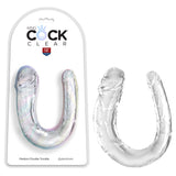 King Cock Clear Medium Double Trouble - Clear Medium Double Penetration Dong - Image 1