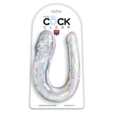 King Cock Clear Large Double Trouble - Clear Large Double Penetration Dong - Image 3
