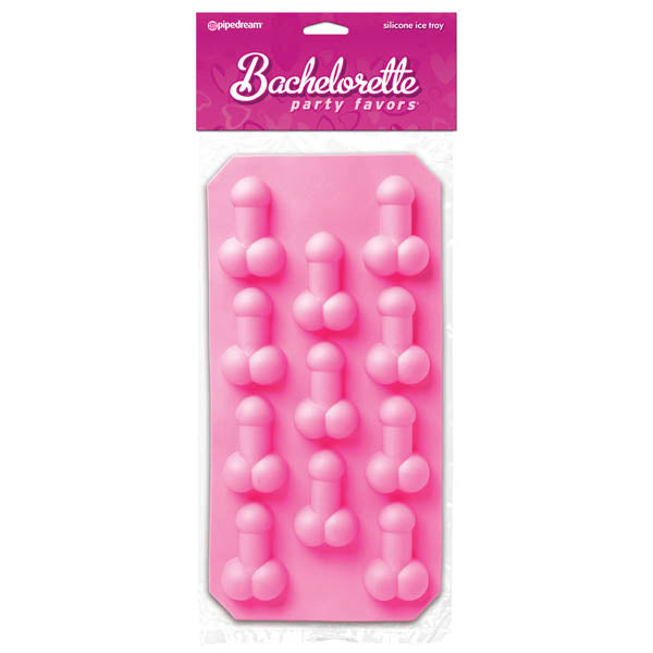 Bachelorette Party Favors Silicone Penis Ice Tray - Pink Silicone Ice Tray - Image 1