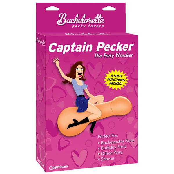 Bachelorette Party Favors Captain Pecker - Inflatable Penis - Image 1