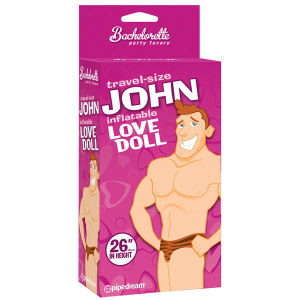 Bachelorette Party Favors - Travel-size John - Miniature Inflatable Male Love Doll - Image 1
