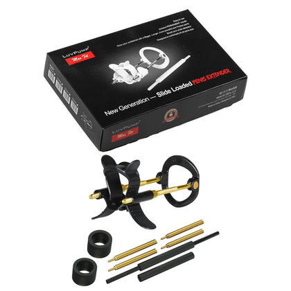 LuvPump Max Fit Luxury Penis Extender - Black - Black Penis Extender Kit