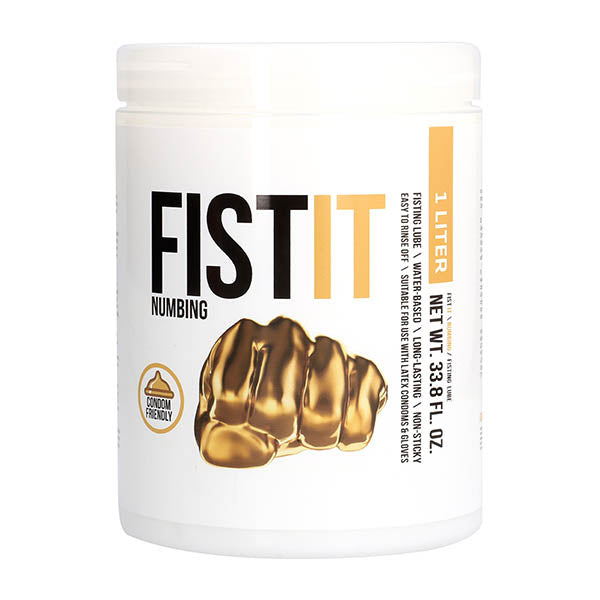 Pharmquests Fist-It Numbing - Water Based Numbing Lubricant - 1000 ml