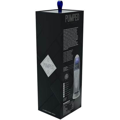 PUMPED Aqua-Pro Auto Pump - Grey/Clear USB Rechargeable AI-Enabled Submersible Auto Penis Pump