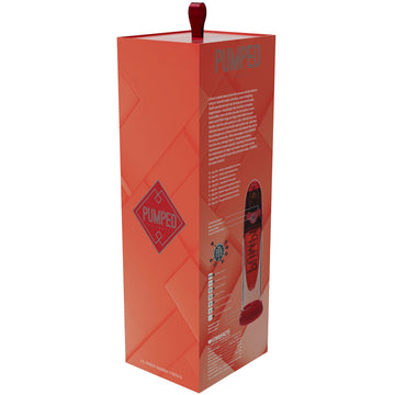 PUMPED Aqua-Pro Auto Pump - Red - Red/Clear USB Rechargeable AI-Enabled Submersible Auto Penis Pump
