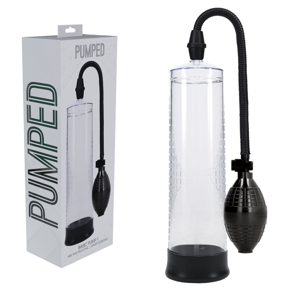 PUMPED Basic Pump 1 Penis Pump - Clear