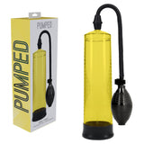PUMPED Basic Pump 1 - Yellow - Yellow Penis Pump - Image 1