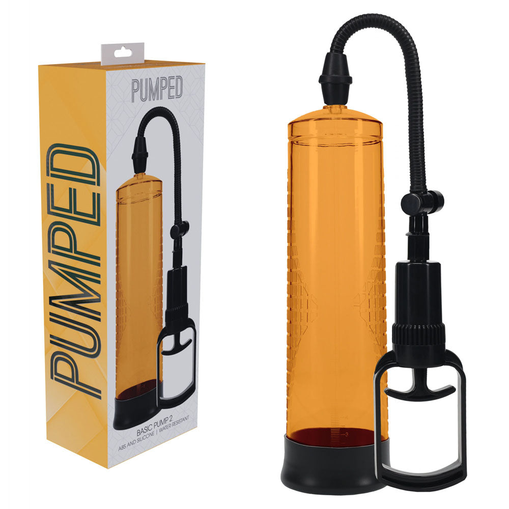 PUMPED Basic Pump 2 Penis Pump - Orange