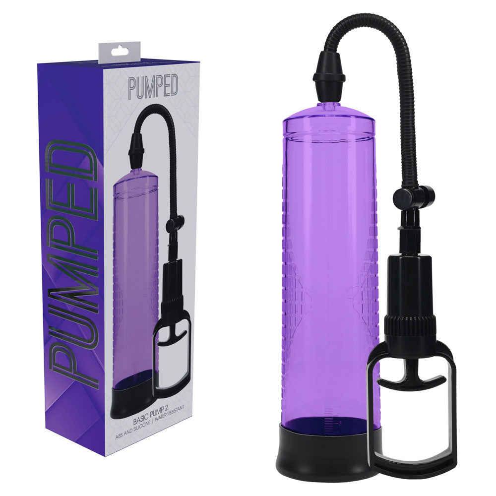 PUMPED Basic Pump 2 Penis Pump - Purple