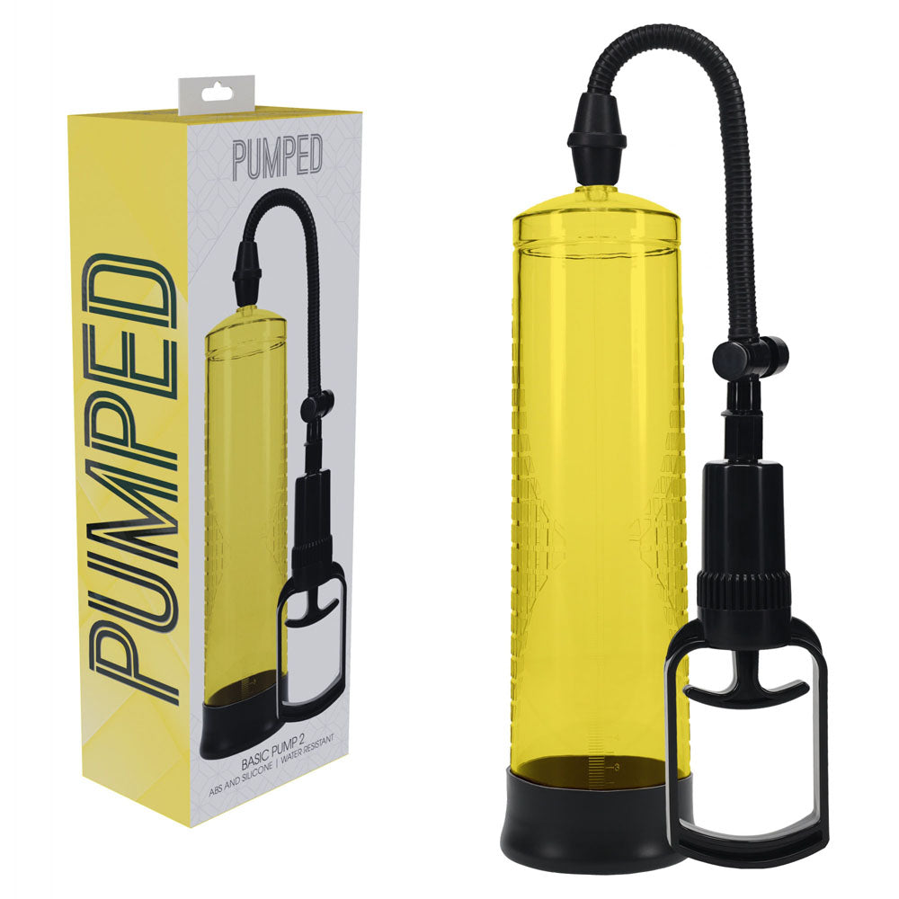 PUMPED Basic Pump 2 Penis Pump - Yellow