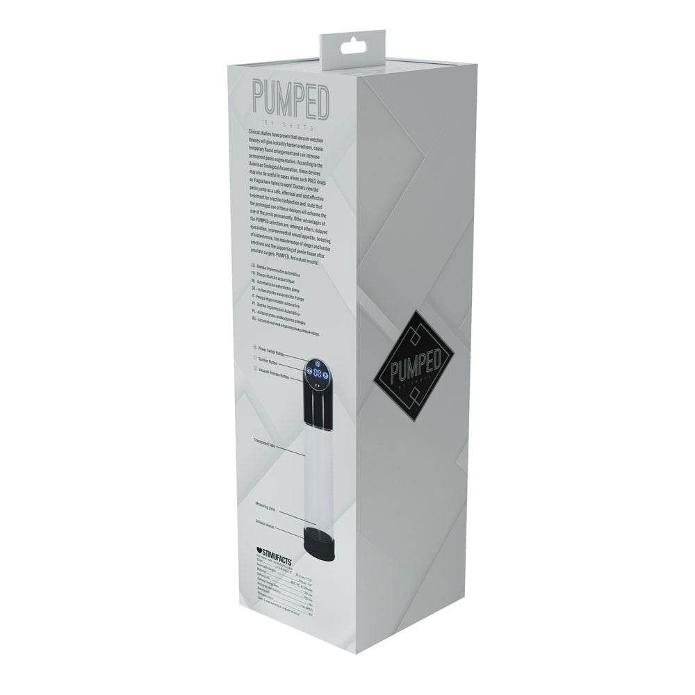 PUMPED Automatic Waterproof Pump - Black/Clear Automatic Penis Pump