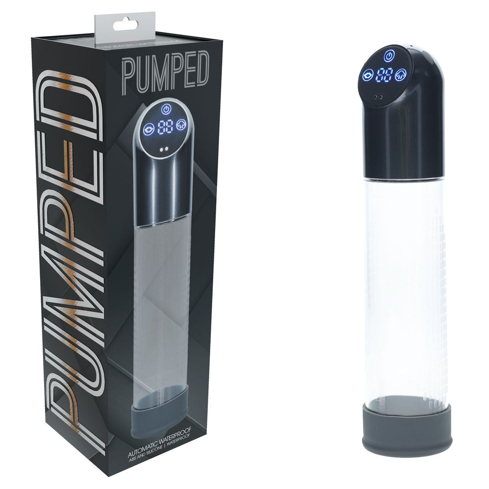 PUMPED Automatic Waterproof Pump - Gun Metal - Gunmetal/Clear