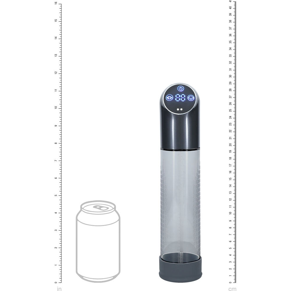 PUMPED Automatic Waterproof Pump - Gun Metal - Gunmetal/Clear