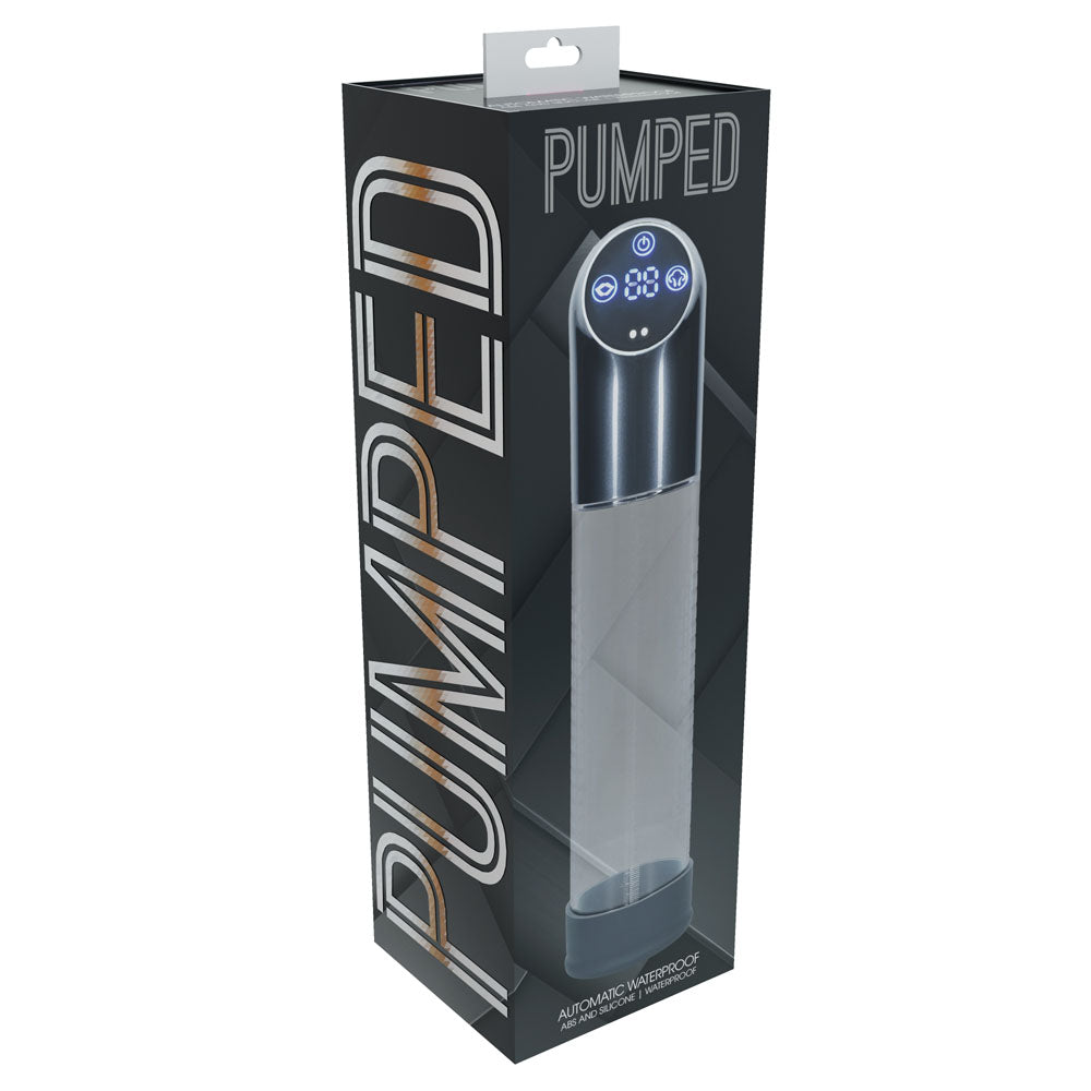 PUMPED Automatic Waterproof Pump - Gun Metal - Gunmetal/Clear