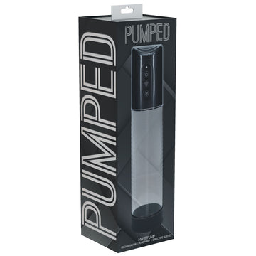 PUMPED Hyperpump Automatic Pump - Gunmetal - Gunmetal Grey USB Rechargeable Auto Penis Pump