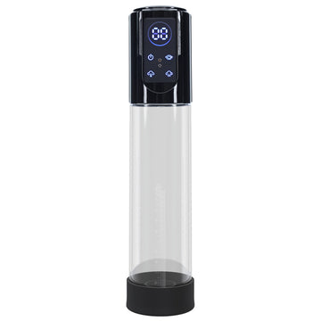 PUMPED MegaLift Automatic Penis Pump - Black - Black/Clear USB Rechargeable Auto Penis Pump