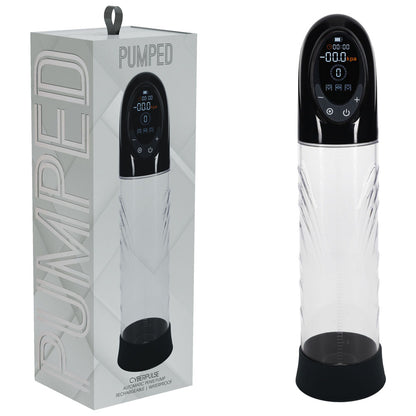 PUMPED CyberPulse Automatic Penis Pump - Black/Clear Auto Penis Pump
