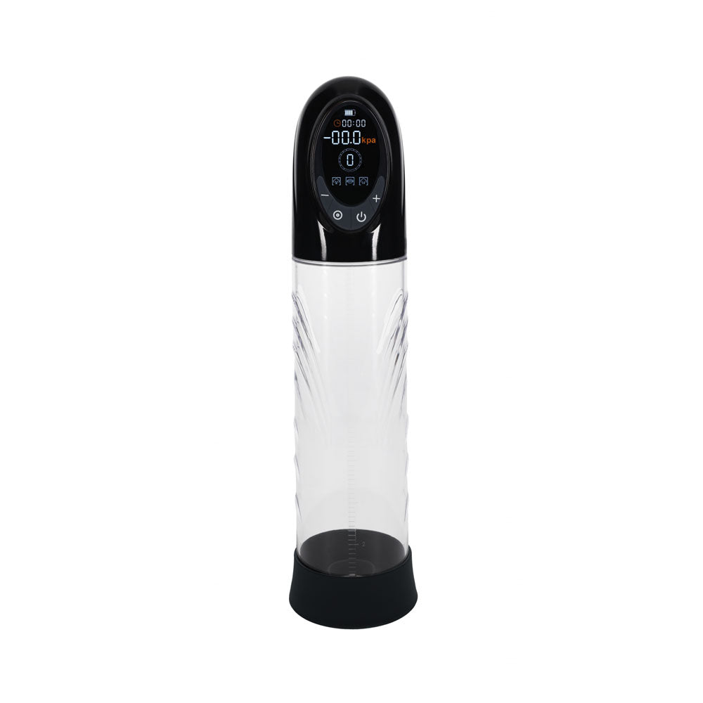PUMPED CyberPulse Automatic Penis Pump - Black/Clear Auto Penis Pump