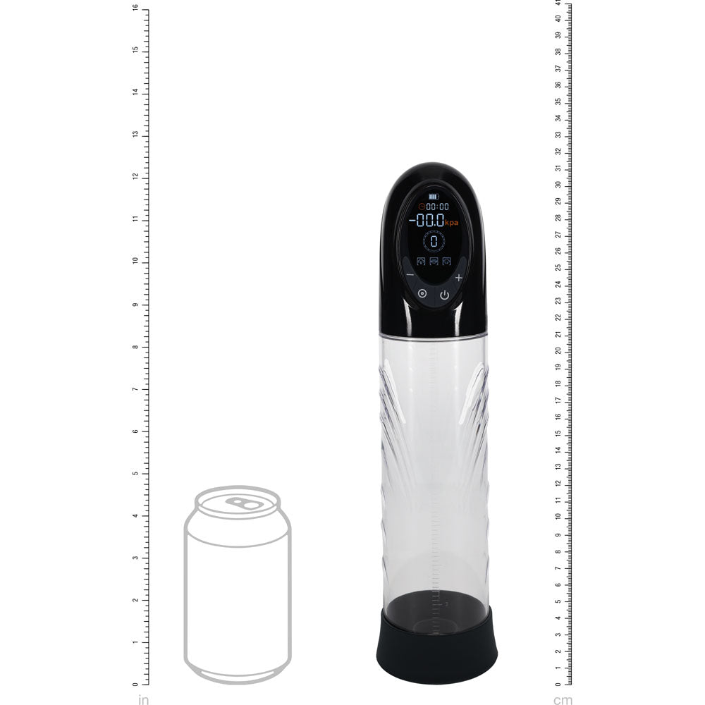 PUMPED CyberPulse Automatic Penis Pump - Black/Clear Auto Penis Pump