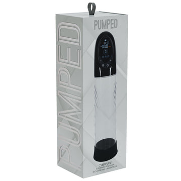 PUMPED CyberPulse Automatic Penis Pump - Black - Black/Clear USB Rechargeable Auto Penis Pump