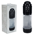 PUMPED TechnoThrust Auto Masturbator - Black/Clear USB Rechargeable Auto Maturbator